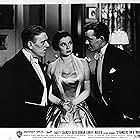Leo G. Carroll, Ruth Roman, and Robert Walker in Strangers on a Train (1951)