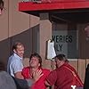 Sam Elliott, Patrick Swayze, Tiny Ron, and John William Young in Road House (1989)