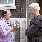 Paul Bettany and Akiva Goldsman in The Da Vinci Code (2006)