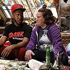 Betsy Sodaro and Chris Redd in Disjointed (2017)
