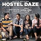 Shubham Gaur, Ahsaas Channa, Adarsh Gourav, Ayushi Gupta, Nikhil Vijay, and Luv Vispute in Hostel Daze (2019)