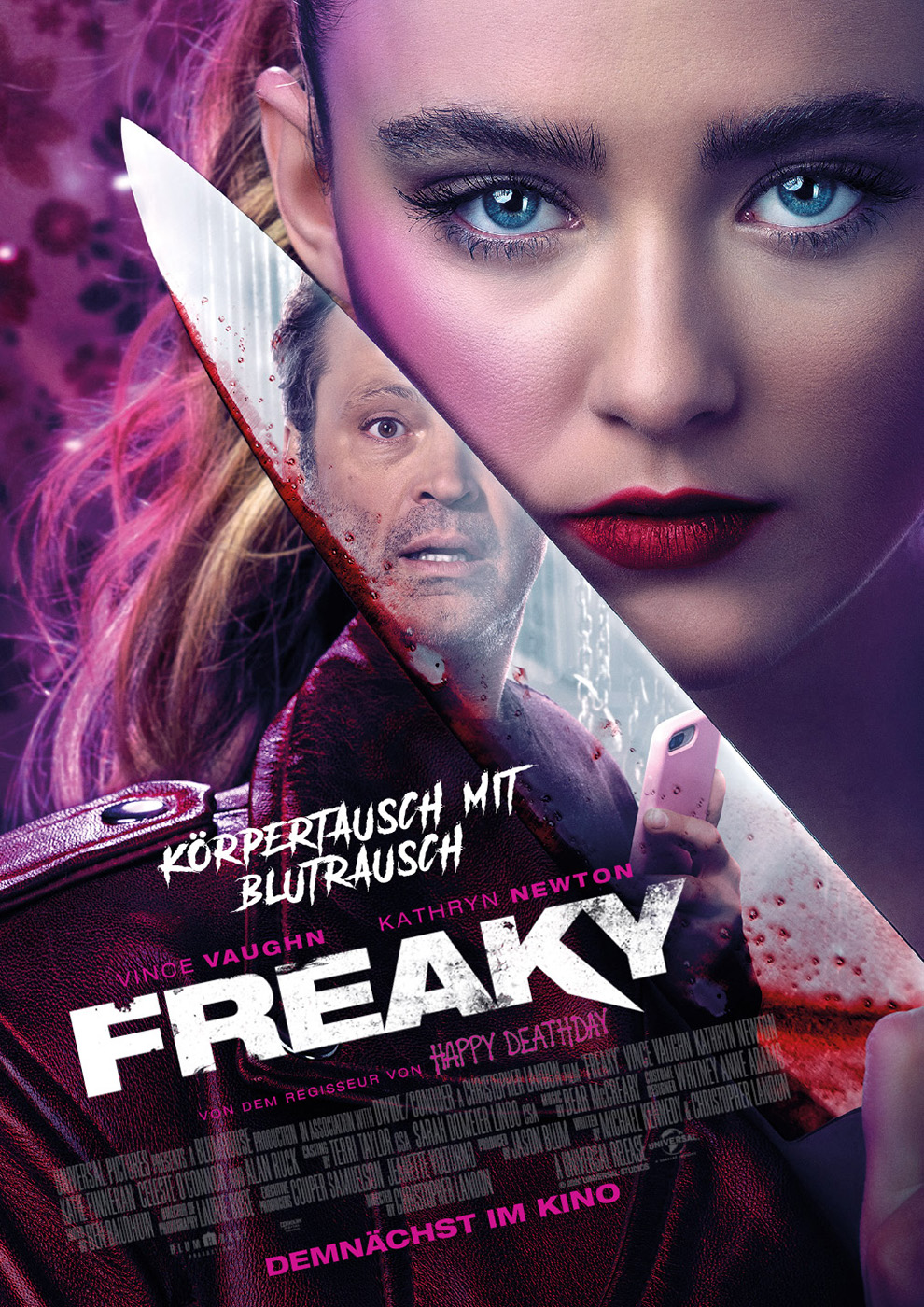 Vince Vaughn and Kathryn Newton in Freaky (2020)