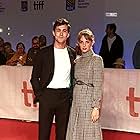 Maya Hawke and Jonah Hauer-King at an event for The Song of Names (2019)