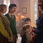 Emily Mortimer, Ben Whishaw, Emily Blunt, Nathanael Saleh, and Joel Dawson in Mary Poppins Returns (2018)