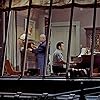 Alfred Hitchcock and Ross Bagdasarian in Rear Window (1954)