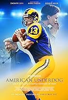 Dennis Quaid, Anna Paquin, and Zachary Levi in American Underdog (2021)