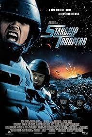 Dina Meyer and Casper Van Dien in Starship Troopers (1997)