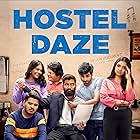 Utsav Sarkar, Shubham Gaur, Ahsaas Channa, Ayushi Gupta, Nikhil Vijay, and Luv Vispute in Hostel Daze (2019)