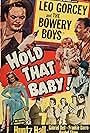 Frankie Darro, Leo Gorcey, Huntz Hall, and Anabel Shaw in Hold That Baby! (1949)