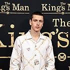 Harris Dickinson at an event for The King (2019)