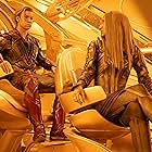 Will Poulter and Elizabeth Debicki in Guardians of the Galaxy Vol. 3 (2023)