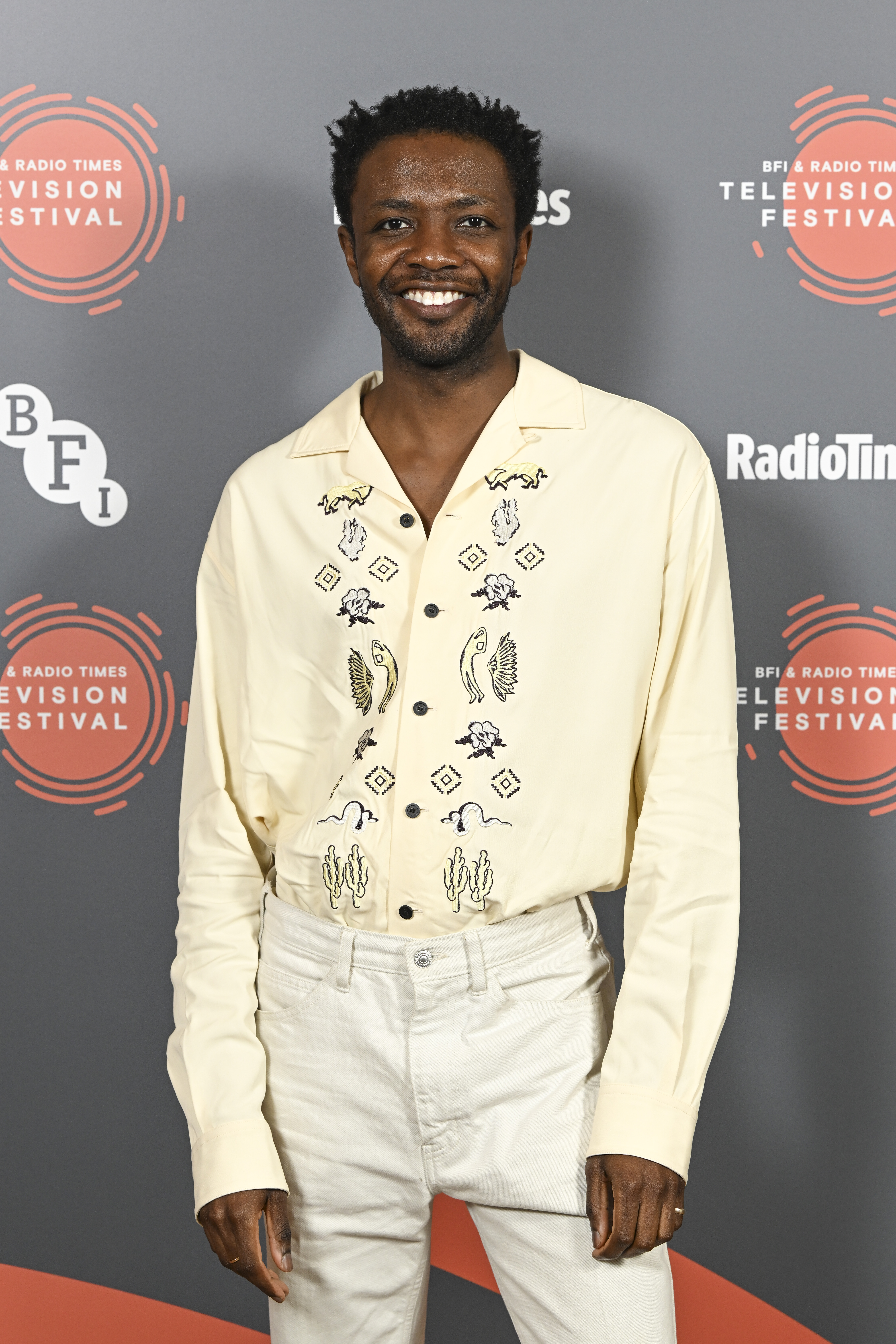 Omari Douglas at an event for It's a Sin (2021)