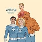 Pedro Pascal, Ebon Moss-Bachrach, Vanessa Kirby, and Joseph Quinn in The Fantastic Four (2025)