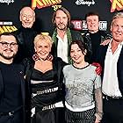 Chris Britton, Alyson Court, Cal Dodd, Adrian Hough, Chris Potter, Lenore Zann, and Jake Castorena at an event for X-Men '97 (2024)