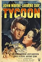 Anthony Quinn, John Wayne, Judith Anderson, Laraine Day, James Gleason, and Cedric Hardwicke in Tycoon (1947)