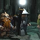 Sean Bean, Ian McKellen, Orlando Bloom, Crispin Freeman, and John Rhys-Davies in Lego the Lord of the Rings (2012)