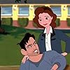 Jennifer Aniston and Harry Connick Jr. in The Iron Giant (1999)