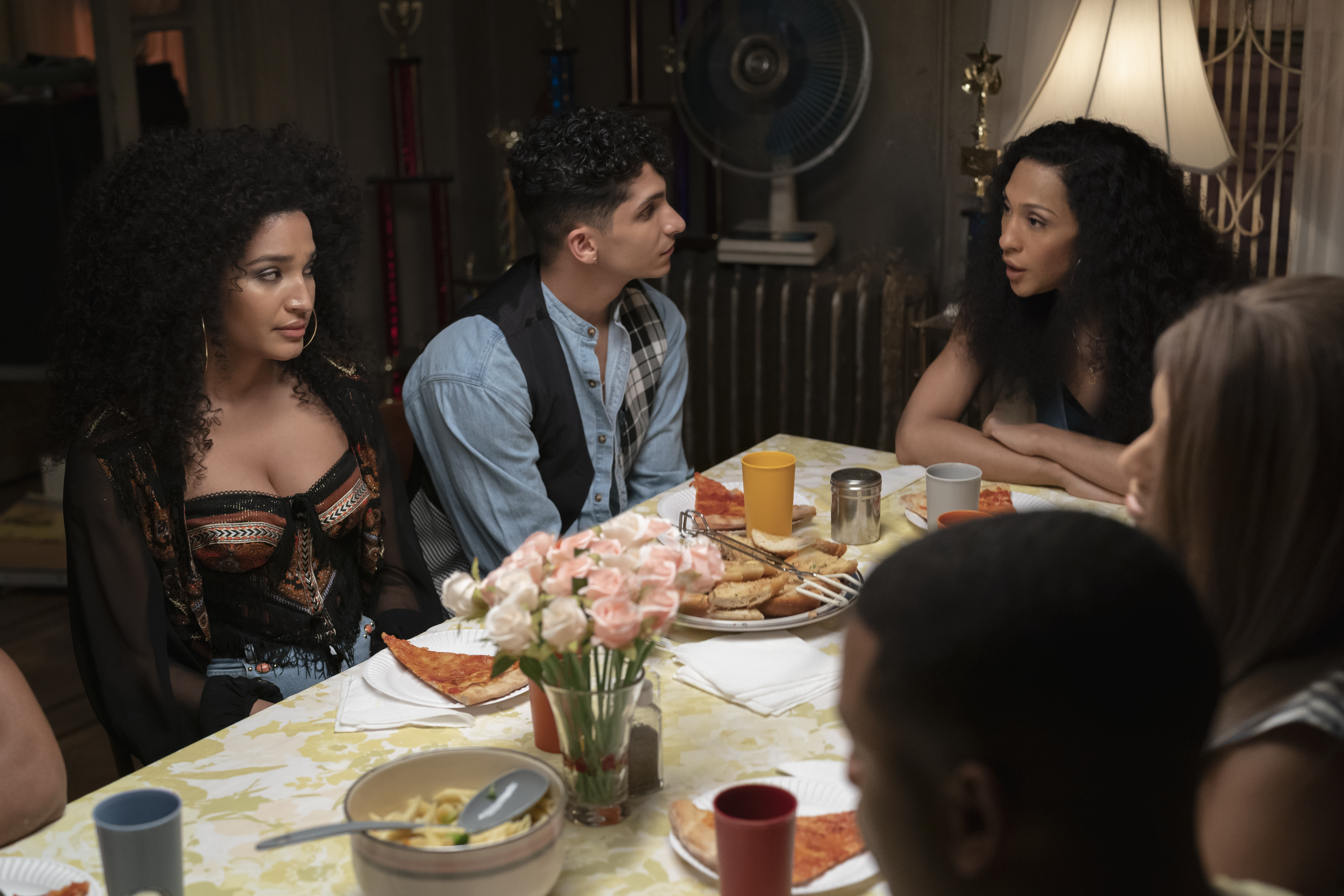 Billy Porter, Michaela Jaé (MJ) Rodriguez, Angel Bismark, and Indya Moore in Pose (2018)