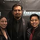 A.M. Walters, Melanie Tirado, and Walt Perez at an event for The Stationary Bike (2022)