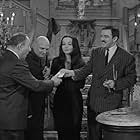 Jackie Coogan, John Astin, Carolyn Jones, and Alan Reed in The Addams Family (1964)