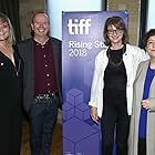 Deborah Aquila, Miranda Harcourt, Col Needham, and Natalie Semotiuk at an event for IMDb at Toronto 2018 (2018)