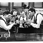 James Stewart, Thomas Mitchell, Mary Treen, and Charles Williams in It's a Wonderful Life (1946)