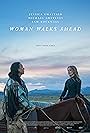 Michael Greyeyes and Jessica Chastain in Woman Walks Ahead (2017)