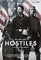 Christian Bale, Rosamund Pike, and Wes Studi in Hostiles (2017)