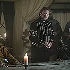 Jonathan Rhys Meyers, Moe Dunford, and Ferdia Walsh-Peelo in Vikings (2013)