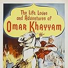 Margaret Hayes, Debra Paget, Cornel Wilde, and Joan Taylor in Omar Khayyam (1957)
