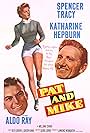 Katharine Hepburn, Spencer Tracy, and Aldo Ray in Pat and Mike (1952)