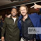 Melvin Taylor II with Nick Page at the New York City premiere of 'On Our Way'
