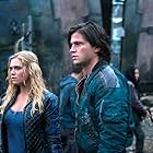 Eliza Taylor and Thomas McDonell in The 100 (2014)