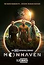 Joe Manganiello, Dominic Monaghan, and Emma McDonald in Moonhaven (2022)