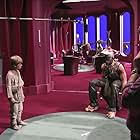 George Lucas, Jake Lloyd, and Ahmed Best in The Beginning: Making 'Episode I' (2001)