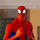 Jake Johnson, Hailee Steinfeld, and Shameik Moore in Spider-Man: Into the Spider-Verse (2018)