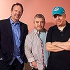 Paul Giamatti, Patton Oswalt, and Stephen T. Asma at an event for Shatter Belt (2023)