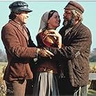 Paul Michael Glaser, Michele Marsh, and Topol in Fiddler on the Roof (1971)