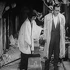 Toshirô Mifune and Kyôko Kagawa in The Bad Sleep Well (1960)