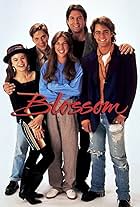 Jenna von Oÿ, Joey Lawrence, Mayim Bialik, Michael Stoyanov, and Ted Wass in Blossom (1990)