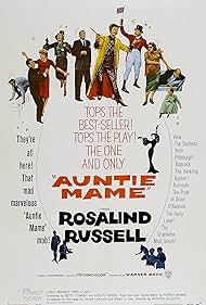 Coral Browne, Peggy Cass, Fred Clark, Patric Knowles, Rosalind Russell, Roger Smith, and Forrest Tucker in Auntie Mame (1958)