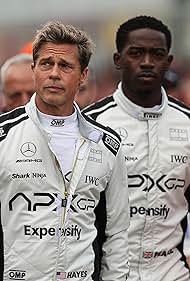 Brad Pitt and Damson Idris in Untitled Formula One Racing Movie (2025)