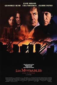 Claire Danes, Uma Thurman, Liam Neeson, and Geoffrey Rush in Les Misérables (1998)