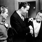 "The Maltese Falcon" Mary Astor, Humphrey Bogart, and Peter Lorre 1941 Warner Bros.