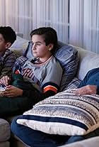 James Roday Rodriguez, Bodhi Sabongui, and Chance Hurstfield in The Sleepover (2020)