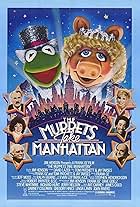 Frank Oz, Dabney Coleman, Jim Henson, Joan Rivers, Gregory Hines, Art Carney, James Coco, and Linda Lavin in The Muppets Take Manhattan (1984)