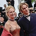 Uma Thurman and Levon Hawke at an event for Jeanne du Barry (2023)