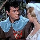 Tony Curtis and Janet Leigh in The Black Shield of Falworth (1954)