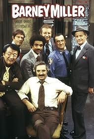 Ron Carey, Max Gail, Ron Glass, James Gregory, Steve Landesberg, Hal Linden, and Jack Soo in Barney Miller (1975)
