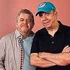 Paul Giamatti and Patton Oswalt at an event for Shatter Belt (2023)
